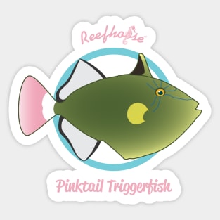 Pinktail Triggerfish Sticker